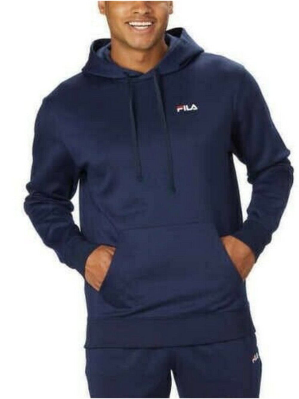 FILA Men’s Performance Hoodie FILA NAVY MEDIUM